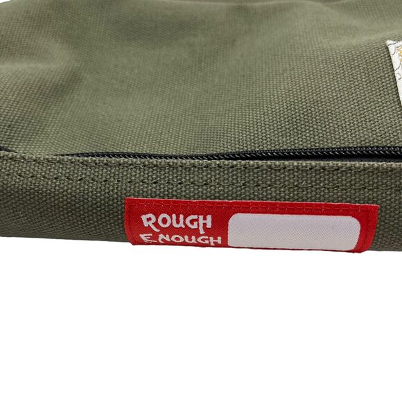 Rough Enough Small Tool Bag Pouch Zipper Big Pencil Case Set of Two Olive Green - Picture 4 of 16